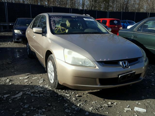 1HGCM56313A081588 - 2003 HONDA ACCORD LX GOLD photo 1