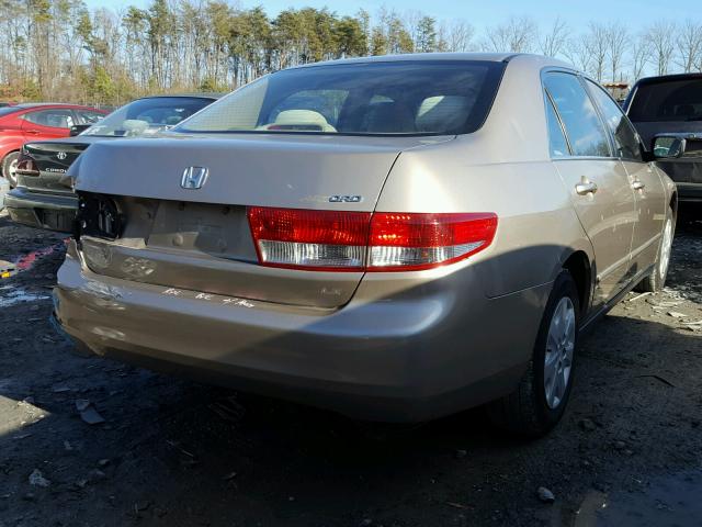 1HGCM56313A081588 - 2003 HONDA ACCORD LX GOLD photo 4