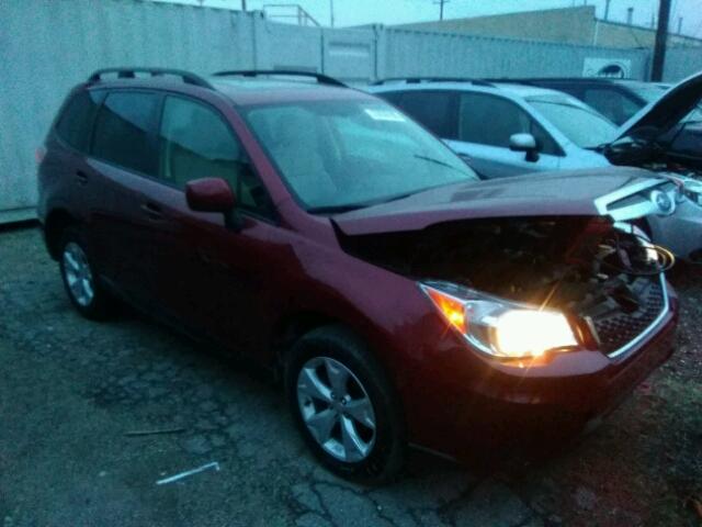 JF2SJADC8GH519083 - 2016 SUBARU FORESTER 2 BURGUNDY photo 1