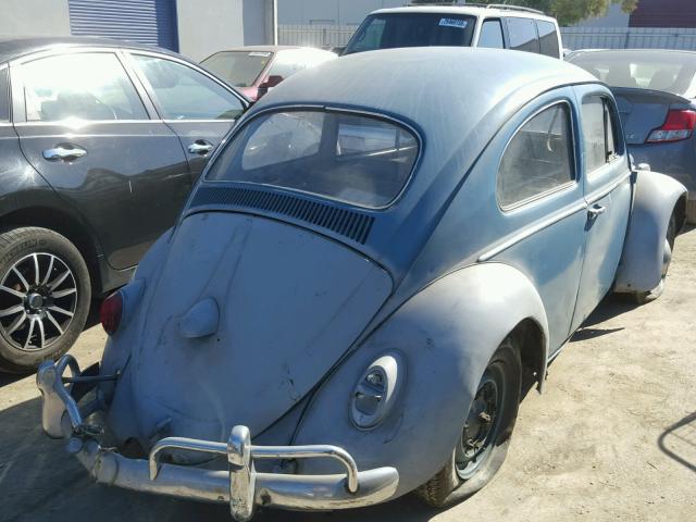 6373403 - 1964 VOLKSWAGEN BEETLE BLUE photo 4