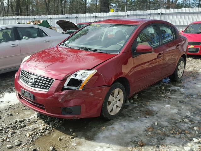 3N1AB61E77L690812 - 2007 NISSAN SENTRA 2.0 RED photo 2