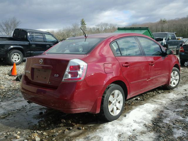 3N1AB61E77L690812 - 2007 NISSAN SENTRA 2.0 RED photo 4