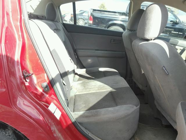 3N1AB61E77L690812 - 2007 NISSAN SENTRA 2.0 RED photo 6