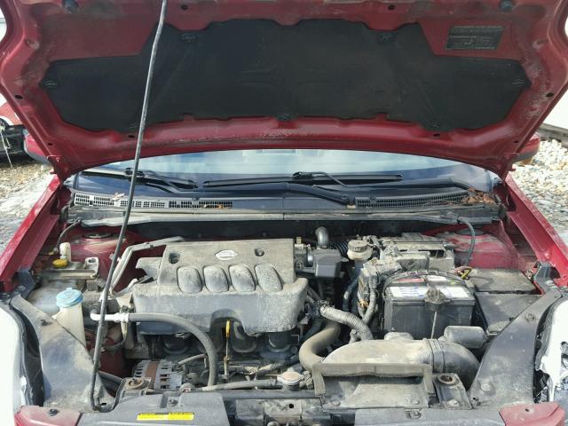 3N1AB61E77L690812 - 2007 NISSAN SENTRA 2.0 RED photo 7