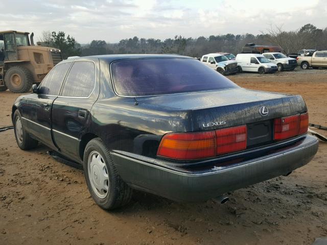 JT8UF11E1N0106706 - 1992 LEXUS LS 400 BLACK photo 1