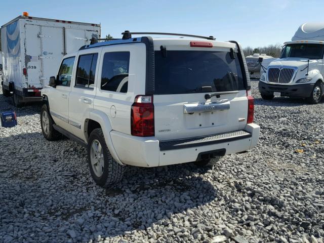 1J8HH58N38C180473 - 2008 JEEP COMMANDER WHITE photo 3