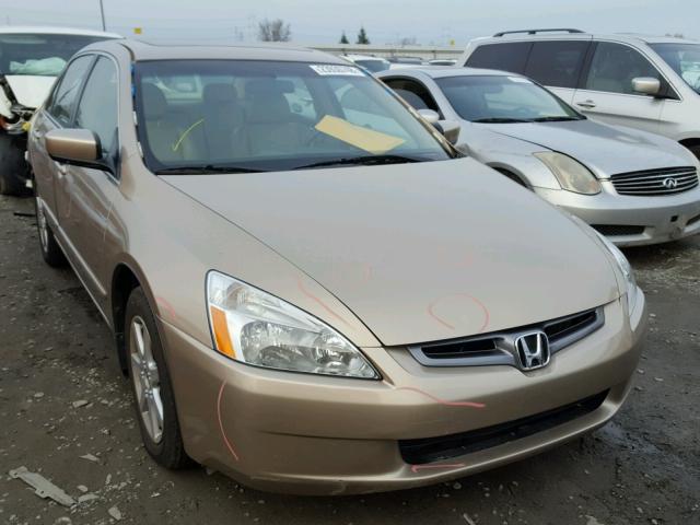 1HGCM66583A077898 - 2003 HONDA ACCORD EX GOLD photo 1