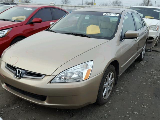 1HGCM66583A077898 - 2003 HONDA ACCORD EX GOLD photo 2