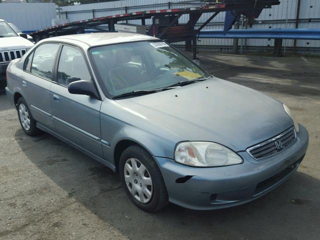 2HGEJ6618YH501992 - 2000 HONDA CIVIC BASE GRAY photo 1