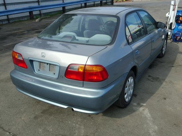 2HGEJ6618YH501992 - 2000 HONDA CIVIC BASE GRAY photo 4