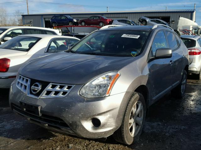 JN8AS5MV1BW663261 - 2011 NISSAN ROGUE S GRAY photo 2