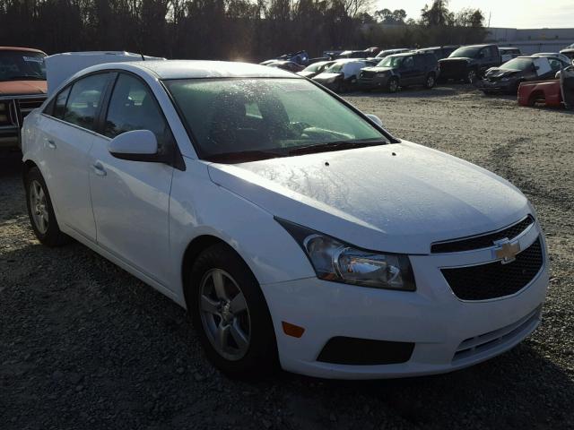 1G1PC5SB3E7126734 - 2014 CHEVROLET CRUZE LT WHITE photo 1