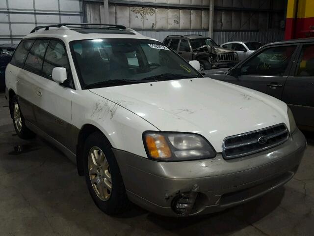 4S3BH686117641129 - 2001 SUBARU LEGACY OUT WHITE photo 1