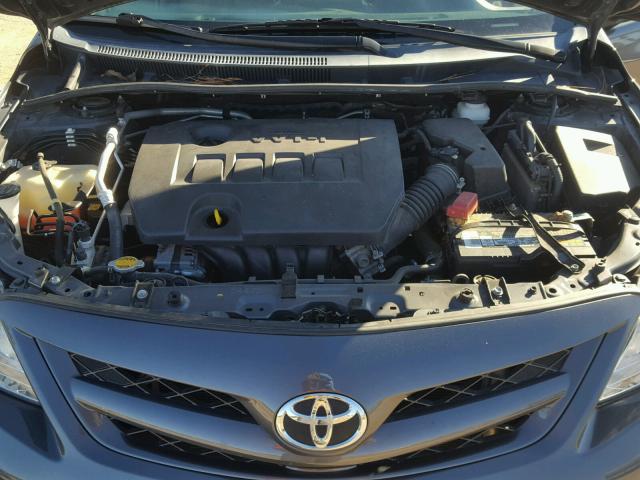 2T1BU4EE0BC717029 - 2011 TOYOTA COROLLA BA GRAY photo 7