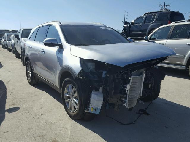 5XYPG4A34GG177682 - 2016 KIA SORENTO LX SILVER photo 1