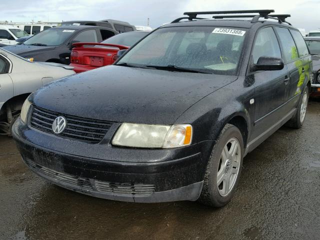 WVWLH63B21E036671 - 2001 VOLKSWAGEN PASSAT GLX BLACK photo 2