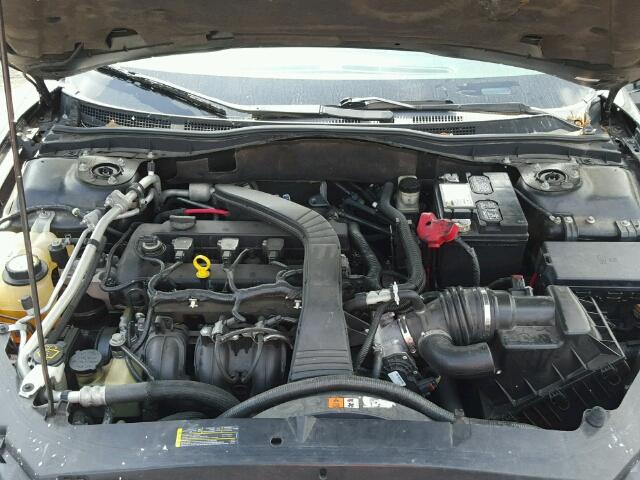 3FAHP07Z09R112433 - 2009 FORD FUSION SE BLACK photo 7