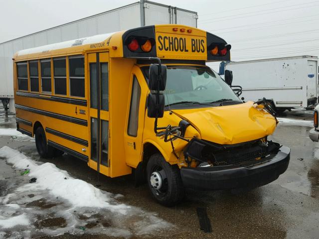 1GB6G5BG1F1103223 - 2015 CHEVROLET EXPRESS G4 YELLOW photo 1