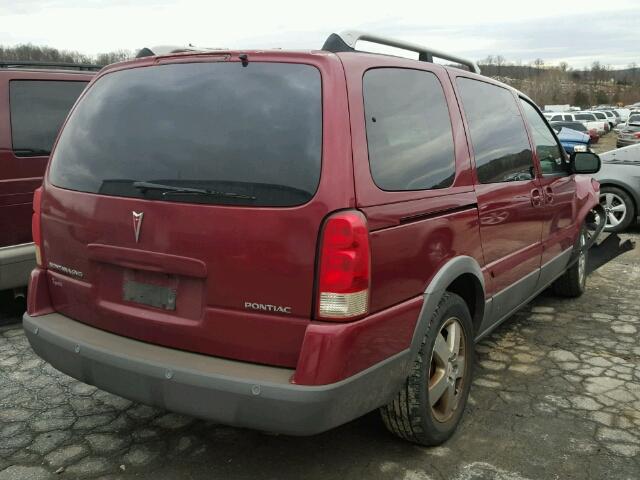 1GMDV33L45D176510 - 2005 PONTIAC MONTANA SV MAROON photo 4