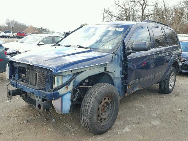 1D4HB48256F112571 - 2006 DODGE DURANGO SL BLUE photo 2