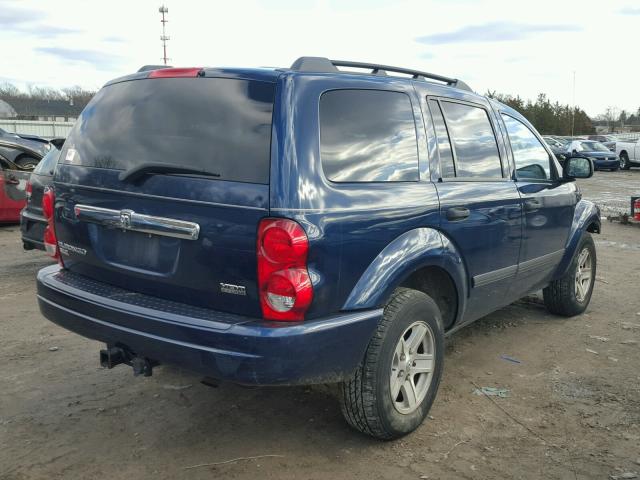 1D4HB48256F112571 - 2006 DODGE DURANGO SL BLUE photo 4