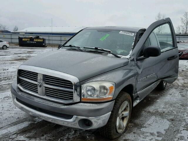 1D7HU18256J112837 - 2006 DODGE RAM 1500 S GRAY photo 2