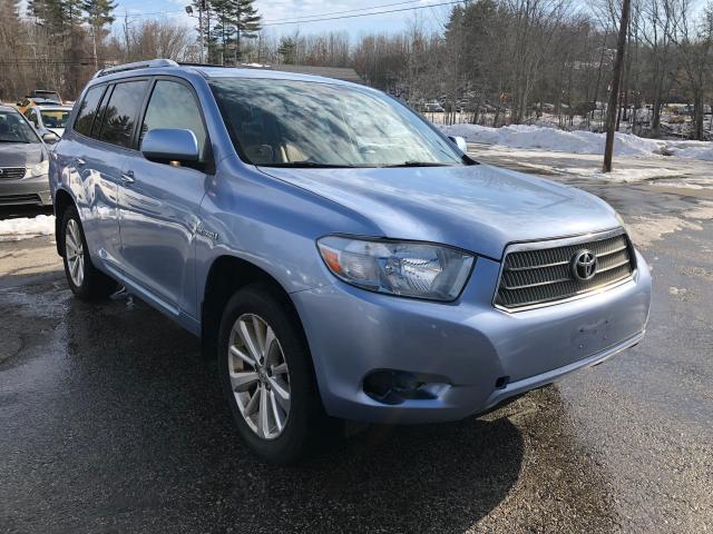 JTEEW41A282018689 - 2008 TOYOTA HIGHLANDER BLUE photo 1