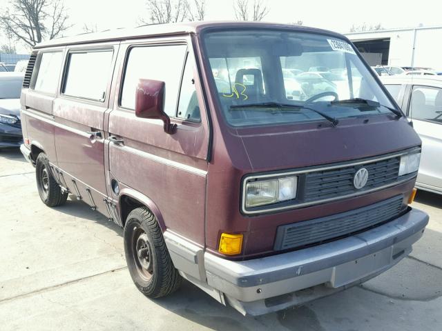 WV2YB0256LH118602 - 1990 VOLKSWAGEN VANAGON BU BURGUNDY photo 1