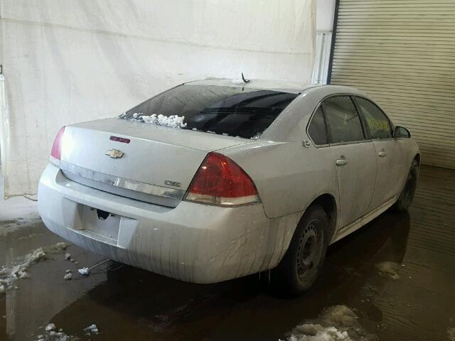 2G1WB57K391236435 - 2009 CHEVROLET IMPALA LS SILVER photo 4