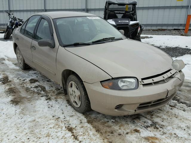 1G1JC52F047337414 - 2004 CHEVROLET CAVALIER TAN photo 1