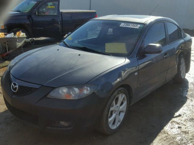 JM1BK32G791234206 - 2009 MAZDA 3 I GRAY photo 2