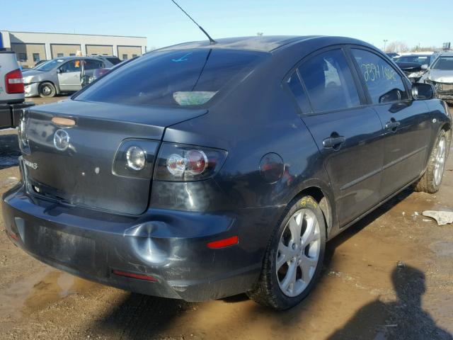 JM1BK32G791234206 - 2009 MAZDA 3 I GRAY photo 4