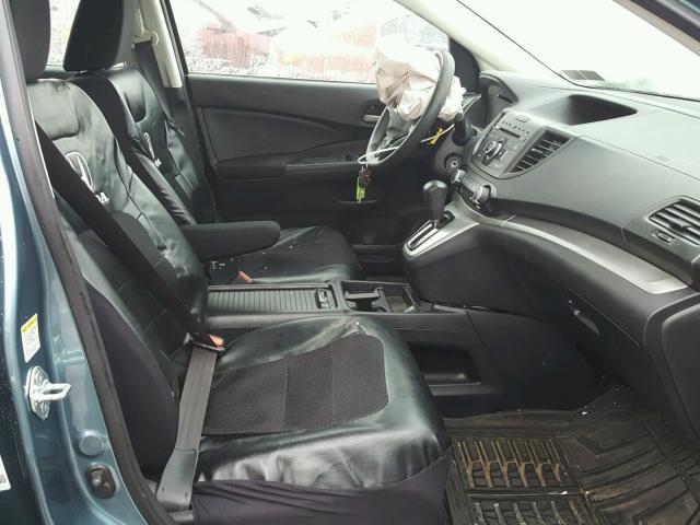 5J6RM4H30DL079685 - 2013 HONDA CR-V LX BLUE photo 5