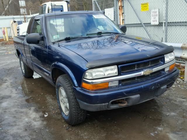 1GCDT19W318102675 - 2001 CHEVROLET S TRUCK S1 BLUE photo 1