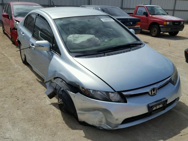 JHMFA36267S000504 - 2007 HONDA CIVIC HYBR BLUE photo 1