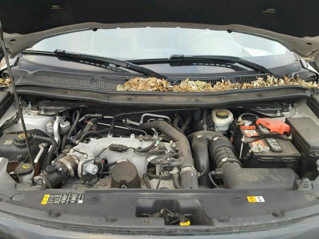 1FM5K8GT4DGC13170 - 2013 FORD EXPLORER S SILVER photo 7