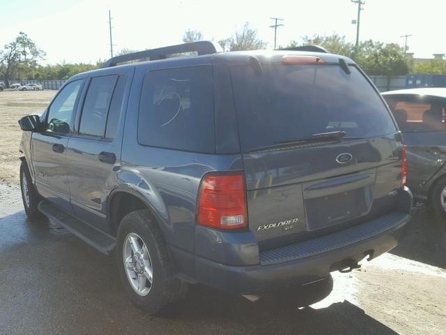 1FMZU73E15ZA18288 - 2005 FORD EXPLORER X BLUE photo 3