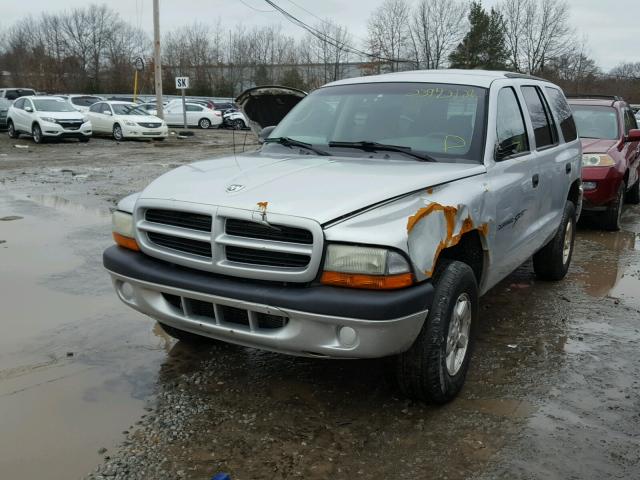 1B4HS28NX1F624196 - 2001 DODGE DURANGO SILVER photo 2