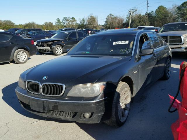 WBAHN83526DT39349 - 2006 BMW 750 LI BLACK photo 2