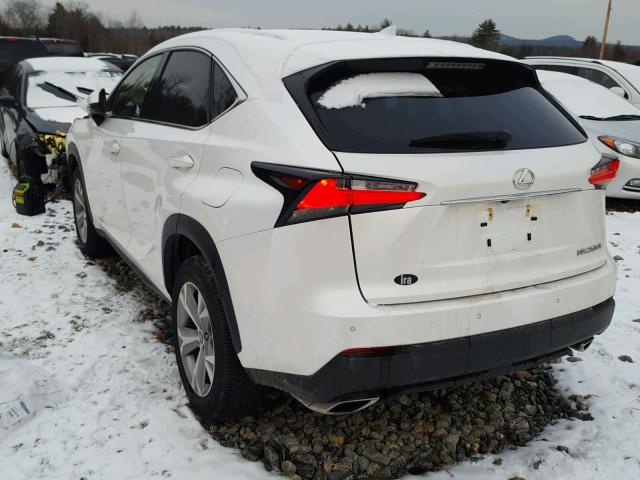 JTJBARBZ4H2103277 - 2017 LEXUS NX 200T WHITE photo 3