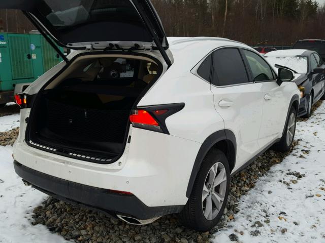 JTJBARBZ4H2103277 - 2017 LEXUS NX 200T WHITE photo 4