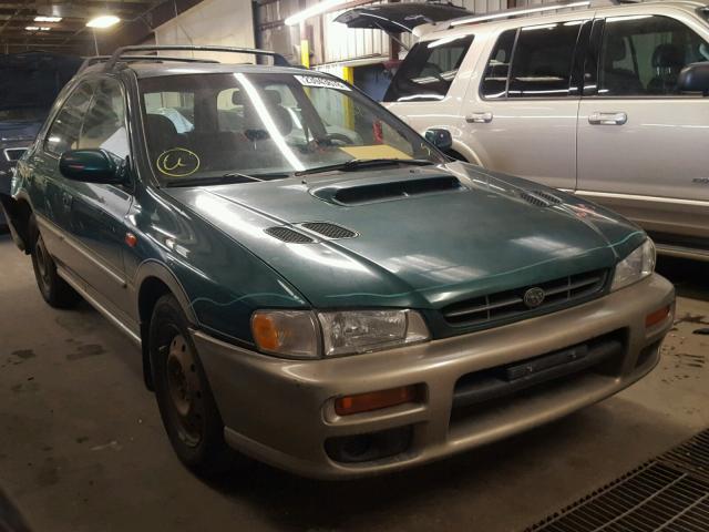 JF1GF48581G802489 - 2001 SUBARU IMPREZA OU GREEN photo 1