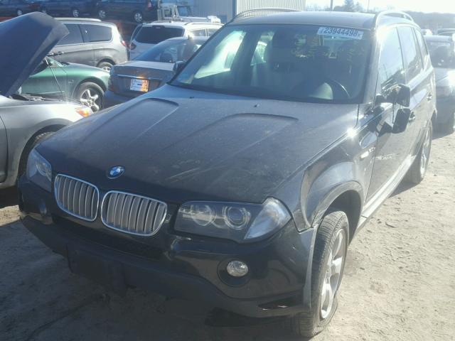 WBXPC93448WJ05886 - 2008 BMW X3 3.0SI BLACK photo 2