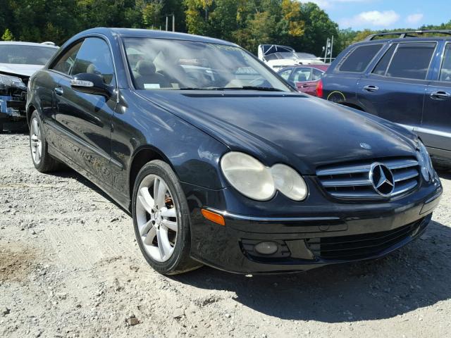 WDBTJ56H17F213050 - 2007 MERCEDES-BENZ CLK 350 BLACK photo 1