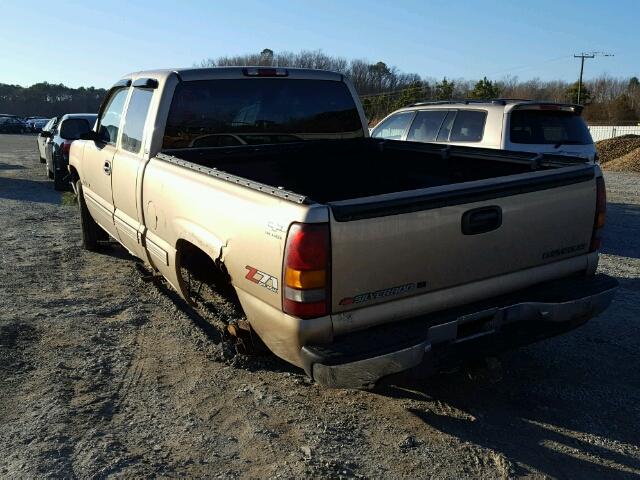 2GCEK19T5Y1401580 - 2000 CHEVROLET SILVERADO TAN photo 3