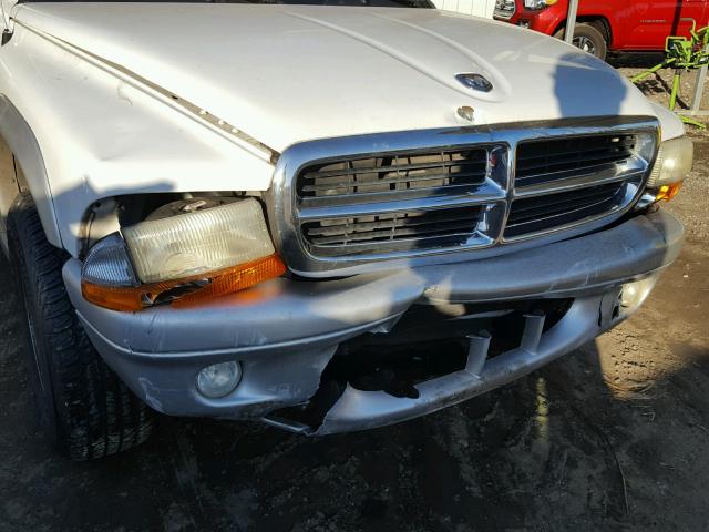 1B4HS58N72F102371 - 2002 DODGE DURANGO SL WHITE photo 9