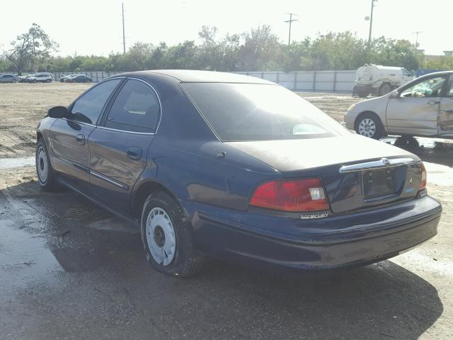 1MEFM55S5YA630414 - 2000 MERCURY SABLE LS P BLUE photo 3