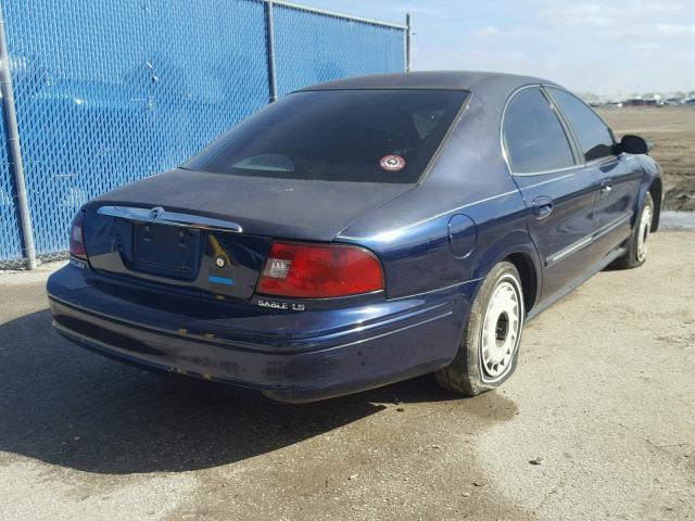 1MEFM55S5YA630414 - 2000 MERCURY SABLE LS P BLUE photo 4