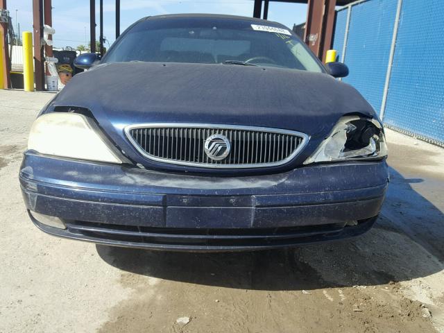 1MEFM55S5YA630414 - 2000 MERCURY SABLE LS P BLUE photo 9