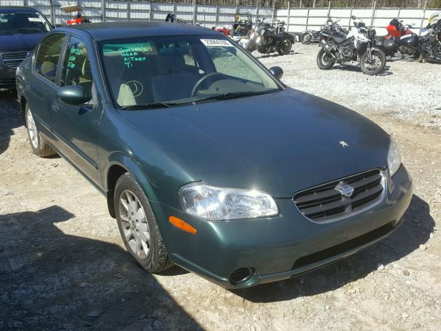 JN1CA31DXYT732341 - 2000 NISSAN MAXIMA GLE GREEN photo 1